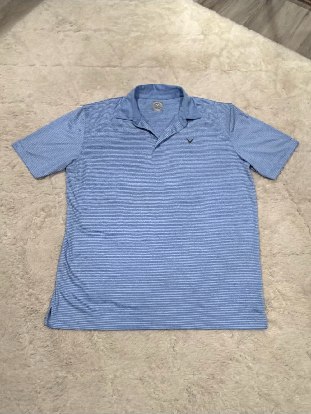 Callaway Men's Light Blue Performance Polo Shirt Large